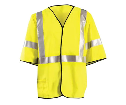 FLAME RESISTANT COTTON SOLID SINGLE STRIPE VEST - Type R Class 3