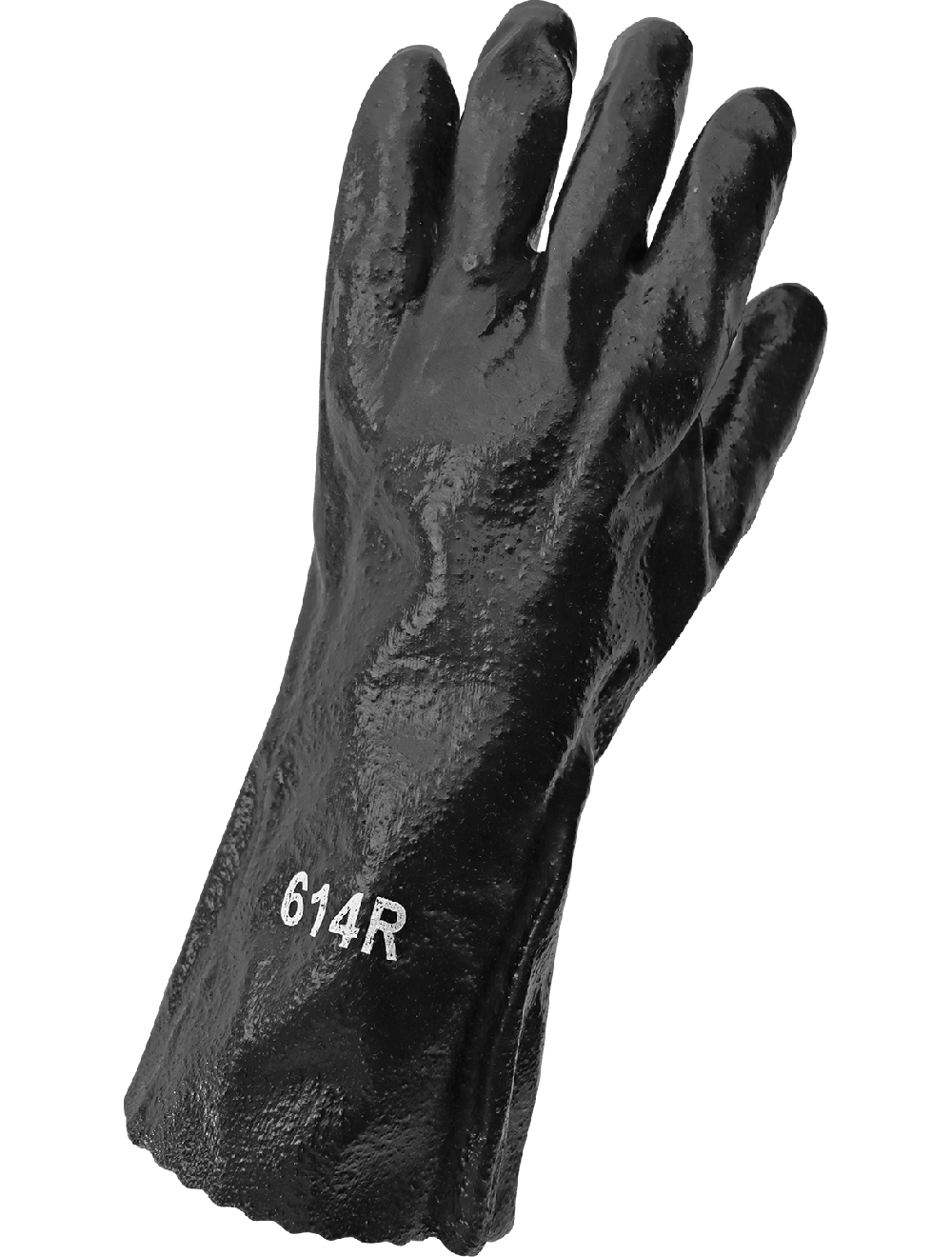 Economy 614R Disposable Gloves - pvc - black