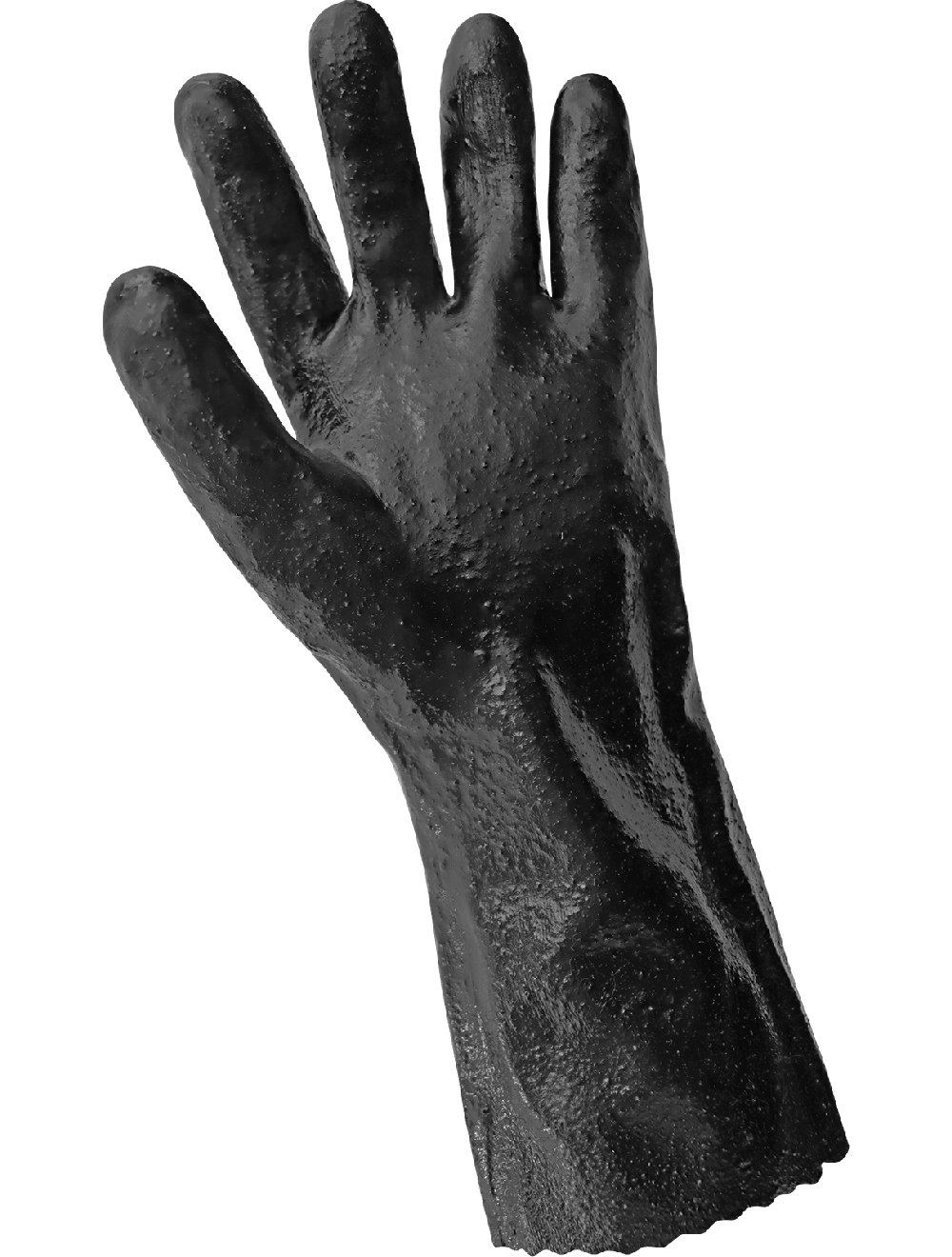 Global Glove - 614R - Coated Gloves - pvc coating - black