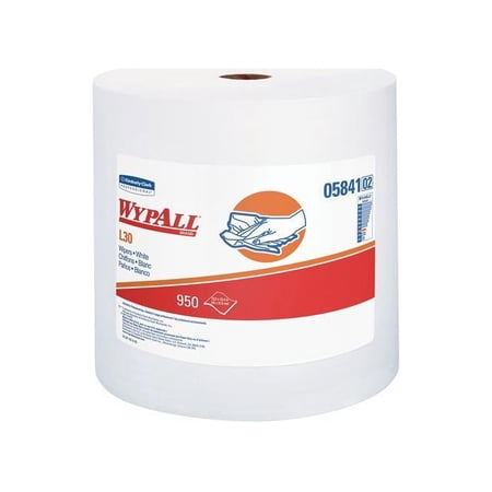 Kimberly-Clark Professional WypAll L30 Economizer Wiper Jumbo Roll 950Wpr / Rl - 05841
