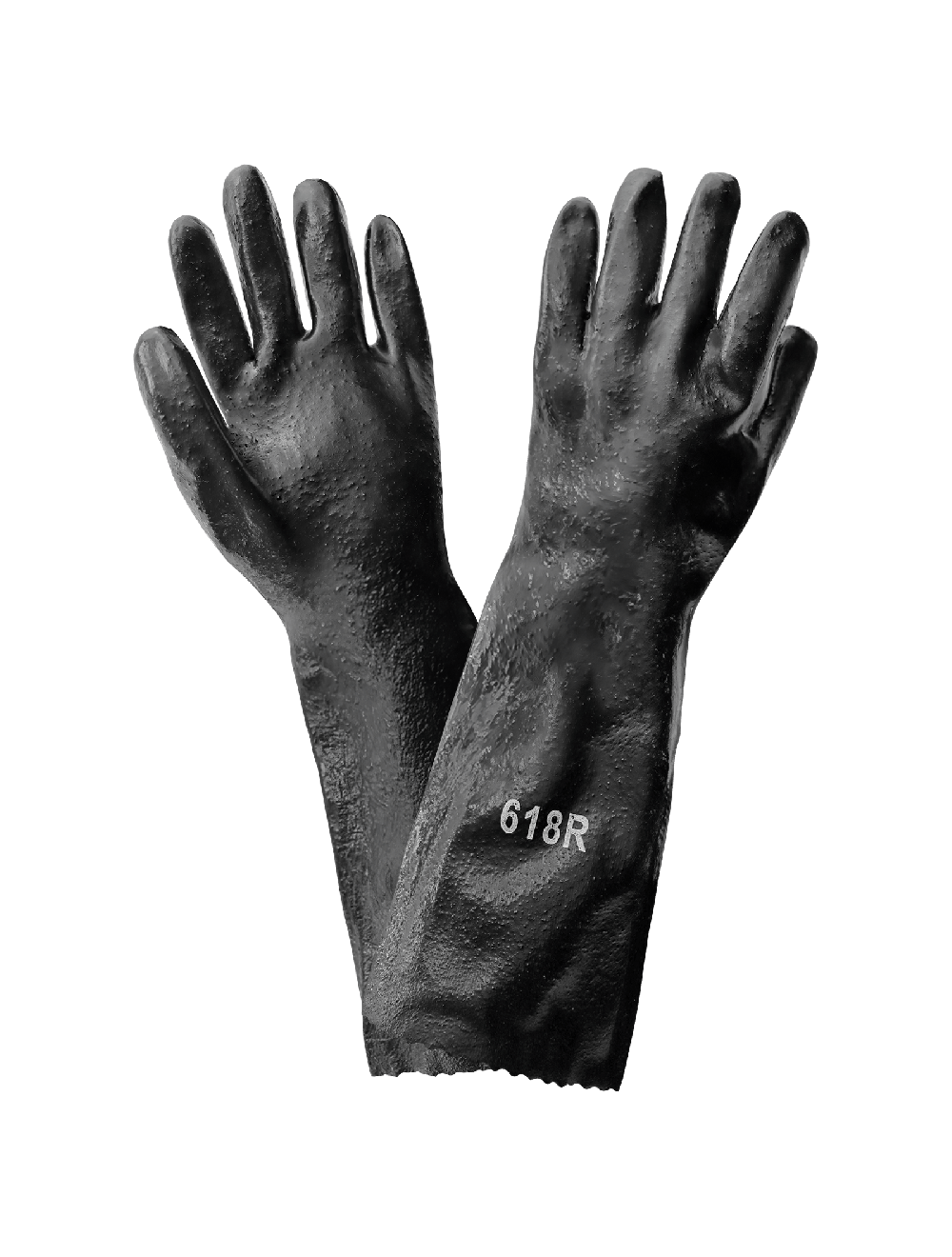 Global Glove - 618R - Gloves - pvc coating - black