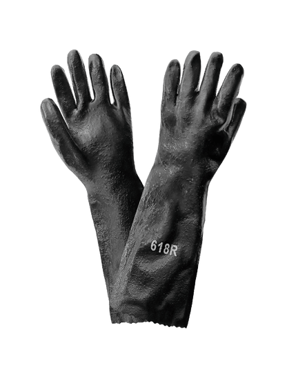 Global Glove - 618R - Gloves - pvc coating - black