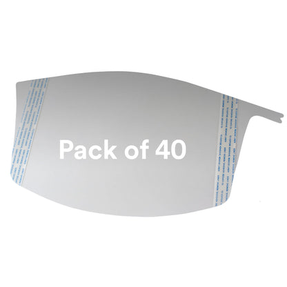 3M™ Versaflo™ Peel-Off Visor Covers M-926/37322(AAD), for M-925 Standard Visor, 40 EA/Case