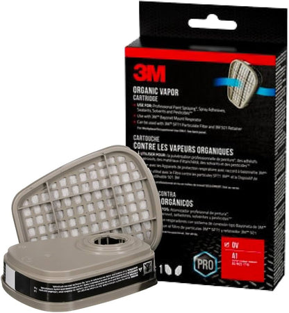 3M™ 6001 Organic Vapor Performance Cartridge 2 CQ / PK