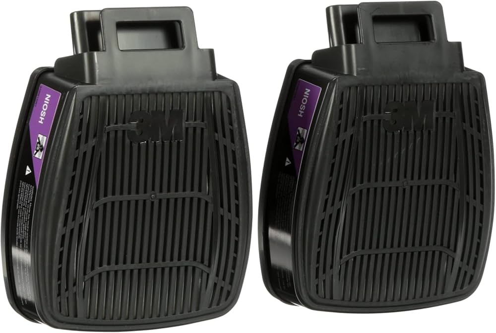 3M™ Secure Click™ Organic Vapor Cartridge/Filter P100 D80921, 2 EA / PK
