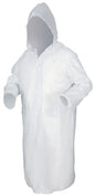 MCR Safety O72C - Squall Series Rain Gear - .20mm PVC Rainwear - 2 Piece Waterproof Clear Raincoat with Detachable Hood