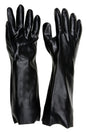 PVC-Coated Work Gloves, Single Dip, Smooth Finish, 18-Inch Gauntlet Cuff