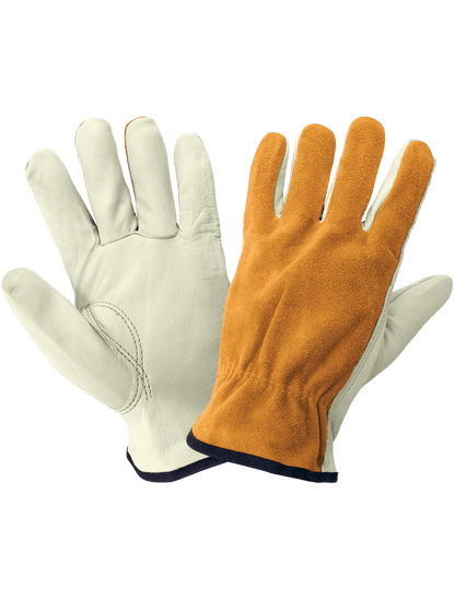 Global Glove - 3200BS - Leather Gloves - red
