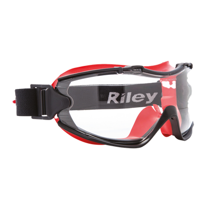 RLY00221 Riley Velia Clear Safety Goggles - manufacturer detail 3; Case of 100 goggles