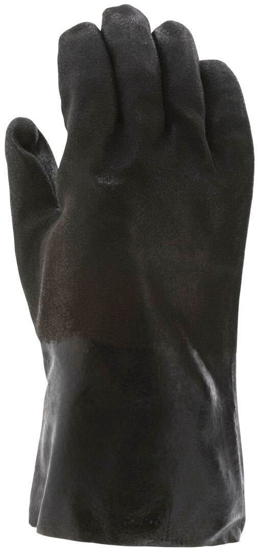 PVC Coated Work Gloves, Double Dipped, Sandy Texture, 12-Inch Gauntlet Cuff