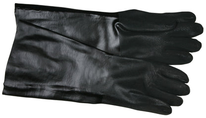 PVC Coated Work Gloves, Double Dipped, Sandy Texture, 18-Inch Gauntlet Cuff