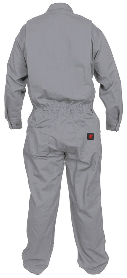 MCR Safety CCMG - MCR Safety FR Gear - Flame Resistant (FR) Coveralls - Gray 100% Cotton Material - Long Sleeve Contractor Coveralls - Meets NFPA 70E and NFPA 2112 Requirements — manufacturer image 2