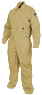 MCR Safety CCMT - MCR Safety FR Gear - Tan Flame Resistant (FR) Coveralls - 100% Cotton Material - Long Sleeve Contractor Coverall - Triple Needle Reinforced Stitched with Nomex® Thread on Major Seams for Durability