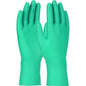 Grippaz 67-308G – Extended Use Ambidextrous Green Nitrile Glove with Textured Fish Scale Grip - 8 Mil - Bagged