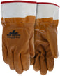 PVC Coated Insulated Work Gloves, Double-Dipped Sandy Texture, Foam Lined, Safety Cuff