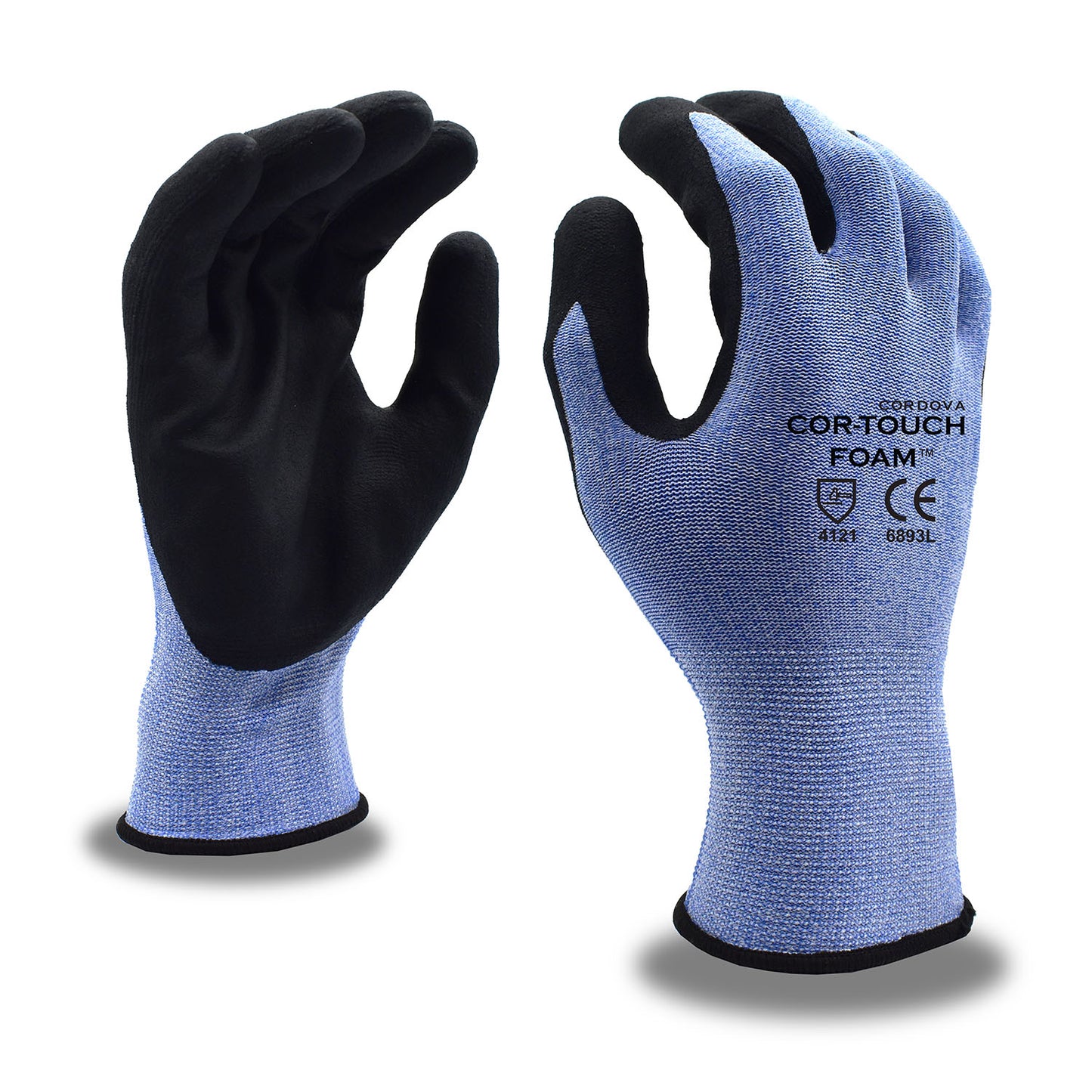 COR-TOUCH FOAM™,Microfoam Nitrile Coating, Foam: #6893