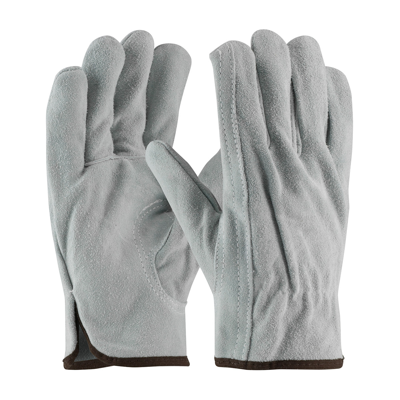 PIP® Premium Grade Split Cowhide Leather Drivers Glove - Keystone Thumb