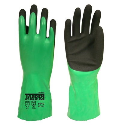 Cordova Tandem Chem™ Two-layer Green/black Sa #6942 - 6942M