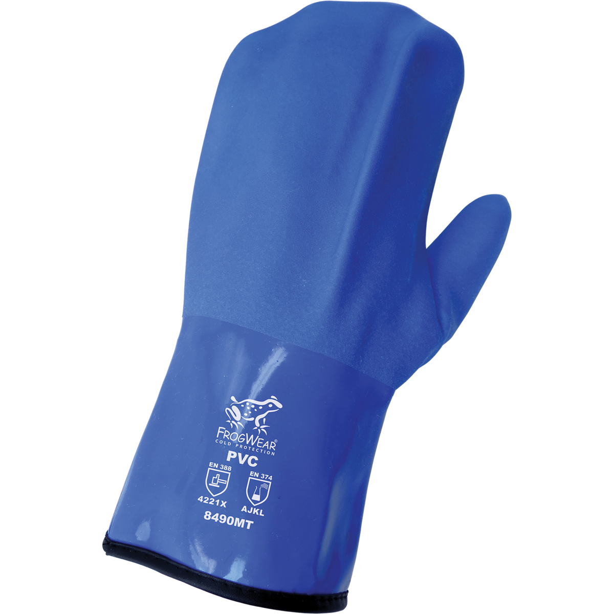 Global Glove GGS 8490MT Frogwear 12 Inch Blue Premium Super Flexible Triple Dipped Pvc Gloves