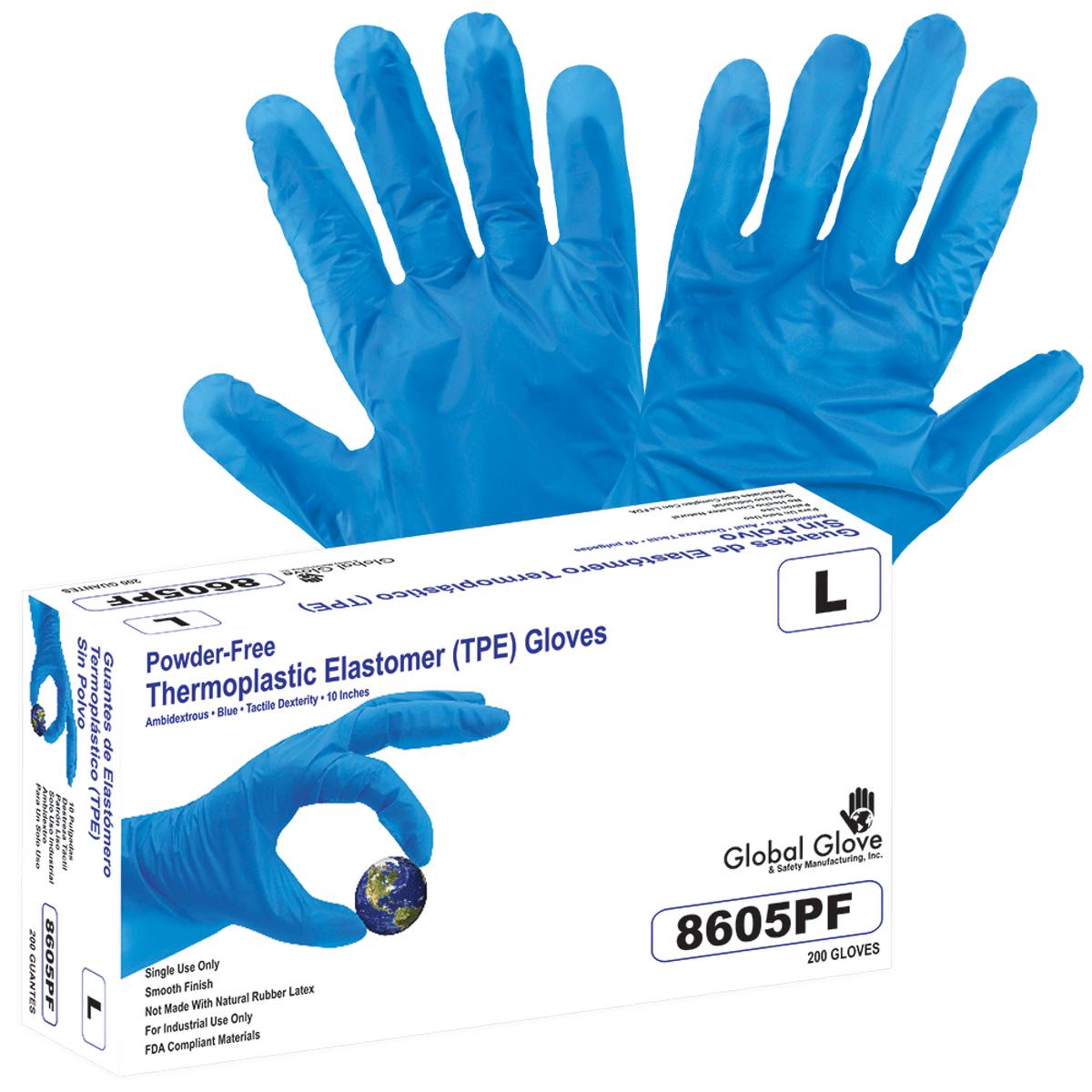 Globus Global Safety - 8605PF Disposable Gloves - view 8