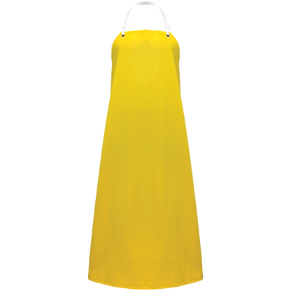 A355Y Yellow PVC/Polyester Aprons - original manufacturer photo; Each