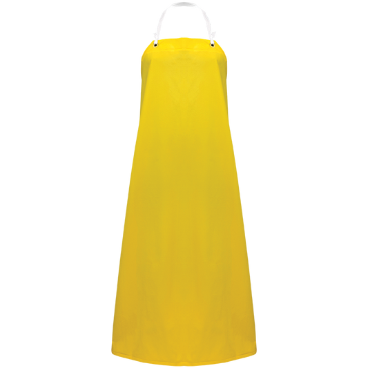 A355Y Yellow PVC/Polyester Aprons - original manufacturer photo; Each