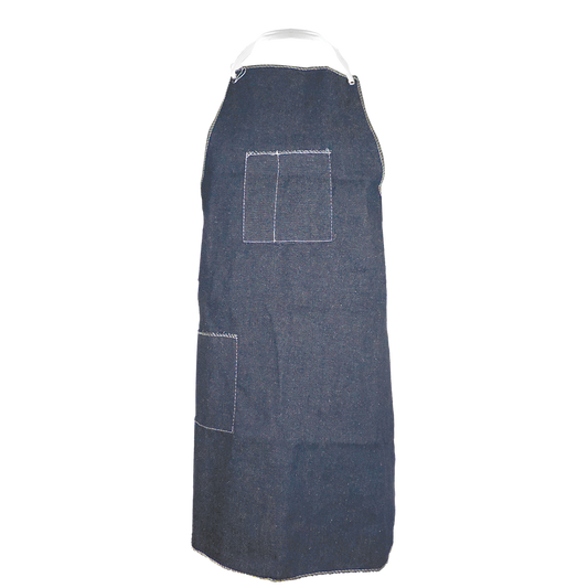A17001 Denim Industrial Aprons - original manufacturer photo; Each