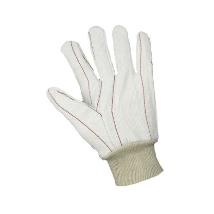 Global Glove GGS C18C 18-Ounce Bleached White Polyester/Cotton Gloves - view 2