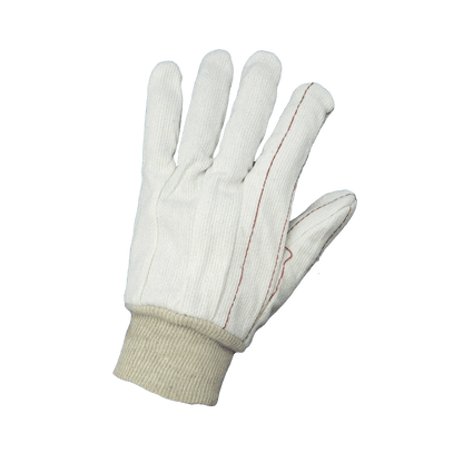 Global Glove GGS C18C 18-Ounce Bleached White Polyester/Cotton Gloves - view 3