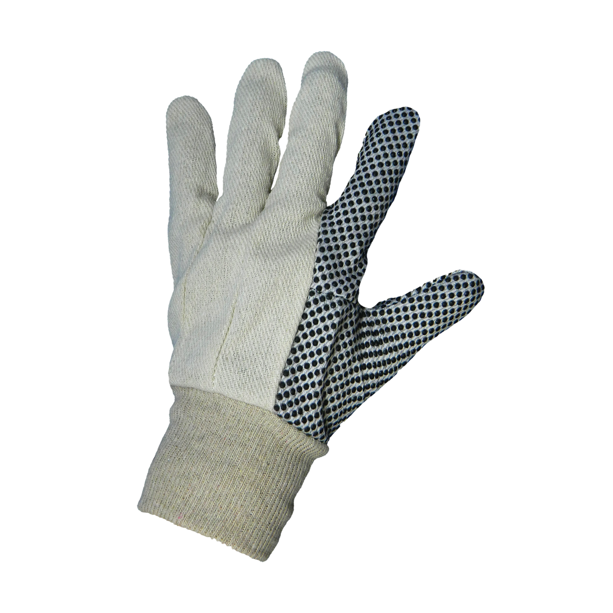 C80D1 PVC-Dotted Canvas Gloves - manufacturer detail 2; Case of 300 pairs