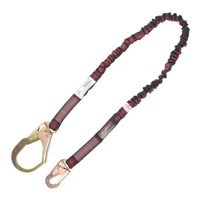 KStrong® 6 ft. Internal Design Shock Absorbing Lanyard with Snap Hook and Rebar Hook (ANSI)
