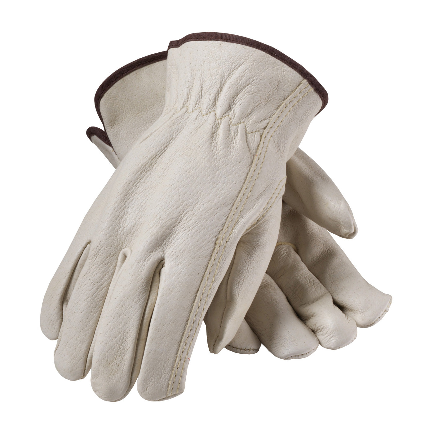 PIP® Superior Grade Top Grain Pigskin Leather Drivers Glove - Keystone Thumb