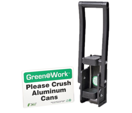 ZING Can Crusher And (1) 7"X10" "Please Crush Aluminum Cans" Sign - official Zing product image 1