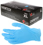 ChemTech Disposable Nitrile/Vinyl Gloves, 4 Mil, Powder-Free, Food Service Grade