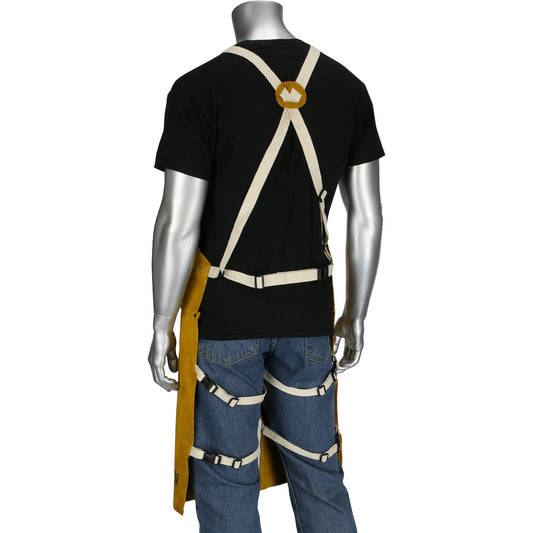 PIP Ironcat 7011 Leather Split Leg Welding Apron