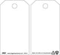 ZING Safety Tag Blank Tag 3X5.5 10/Pk - 7012
