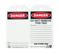 ZING Safety Tag Danger Blank LOTO Tag 3X5.5 10/Pk - official Zing product image 1
