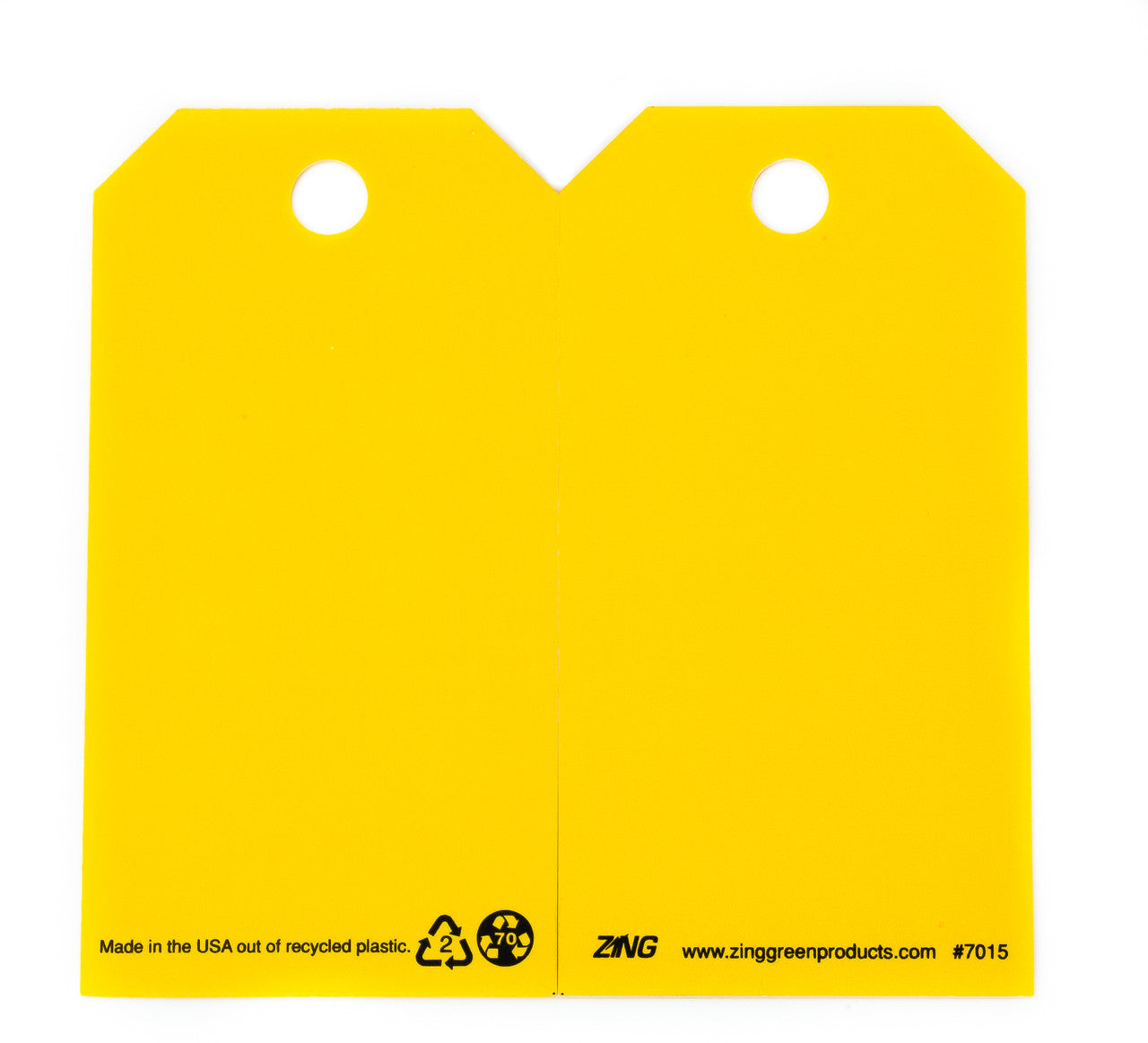 ZING Safety Tag Blank Tag 3X5.5 10/Pk - 7015