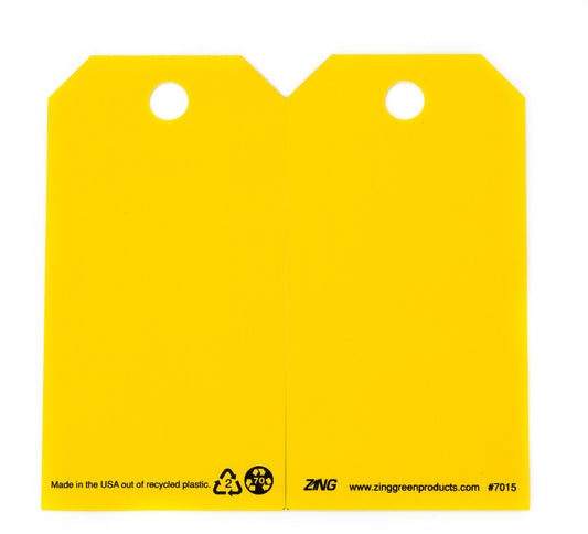 ZING Safety Tag Blank Tag 3X5.5 10/Pk - official Zing product image 1