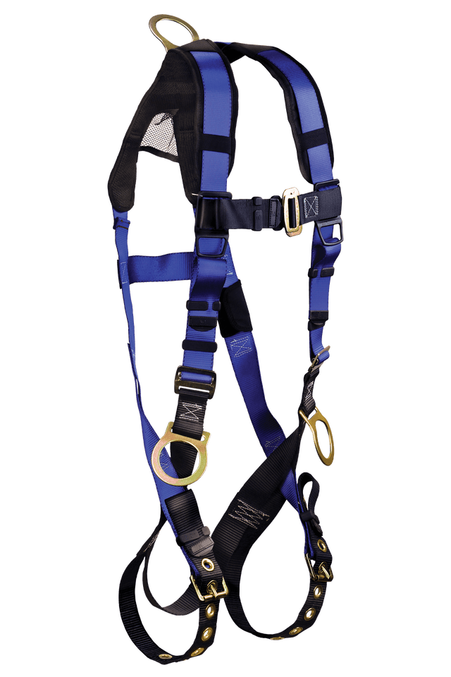 Contractor+ 3D Standard Non-belted Full Body Harness, Tongue Buckle Leg Adjustment