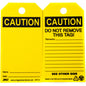 ZING Safety Tag Caution Blank Tag 3X5.5 10/Pk - official Zing product image 1