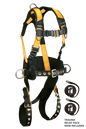FallTech Journeyman Flex Steel 3D Construction Belted Full Body Harness, Tongue Buckle Leg Adjustment product image