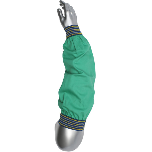 PIP Ironcat 7042 FR Treated 100% Cotton Sleeve with Blue/Gold Elastic Ends