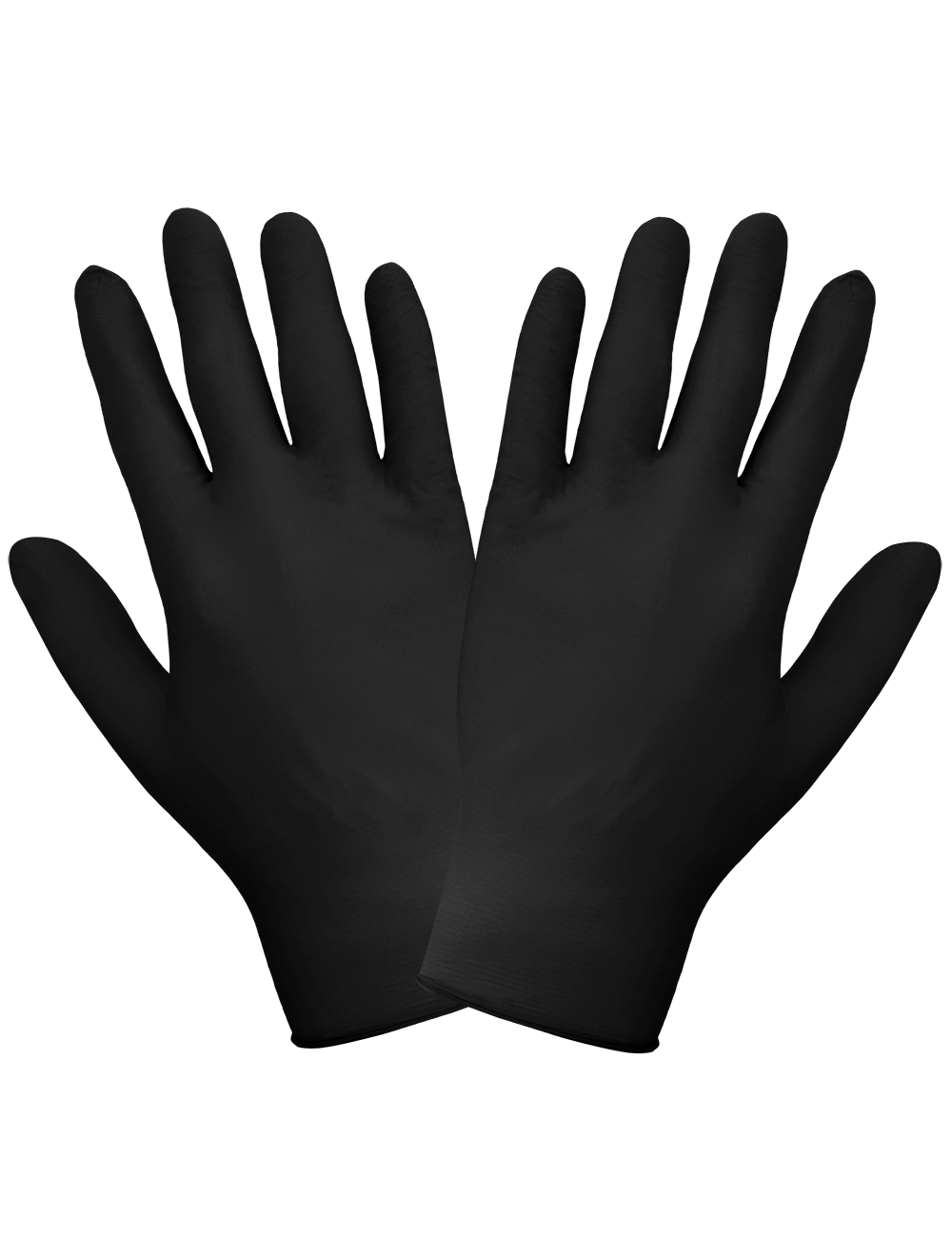 Global Glove - 705BPFE - Disposable Gloves - nitrile coating - black