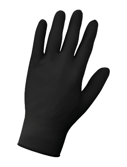 Nitrile, 705BPF Disposable Gloves - nitrile - black