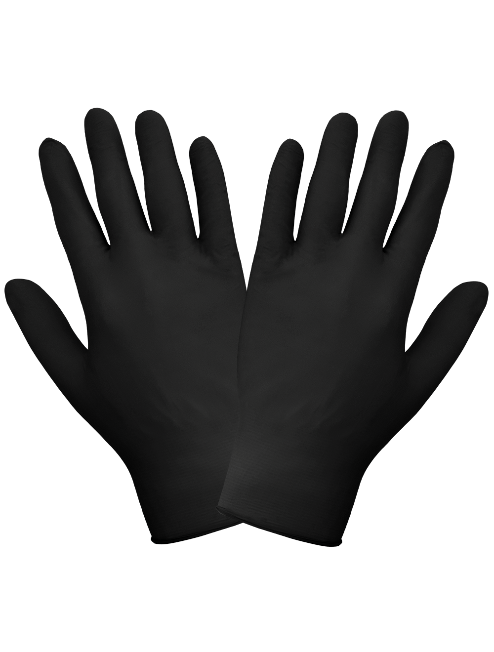 Global Glove - 705BPF - Disposable Gloves - nitrile coating - black