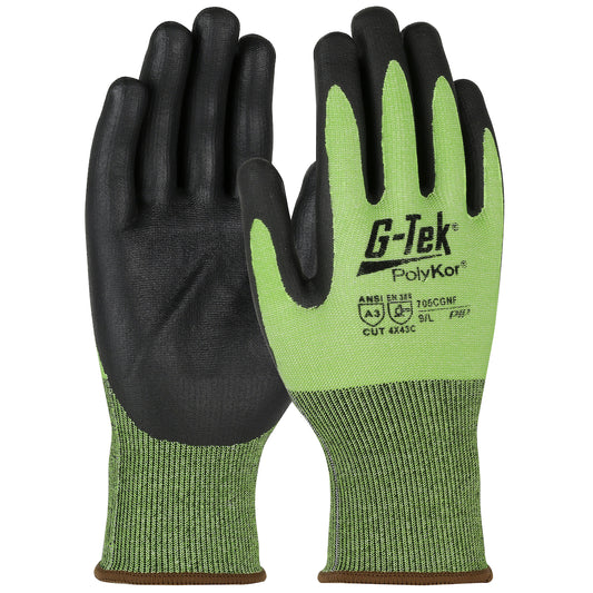 G-Tek® PolyKor® Hi-Vis Seamless Knit Polykor Blended Glove