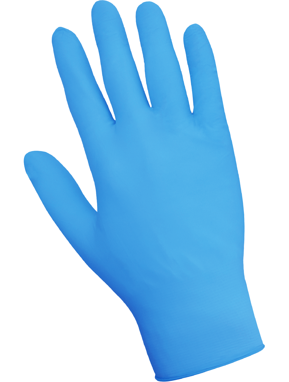 Global Glove - 705PFE - Disposable Gloves - nitrile coating - blue