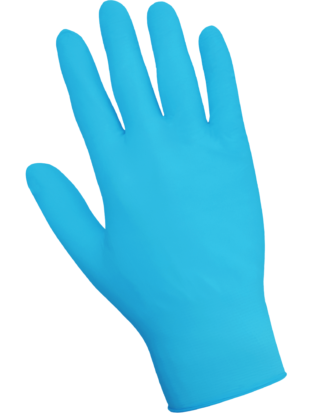 Global Glove - 705PF - Disposable Gloves - nitrile coating - blue