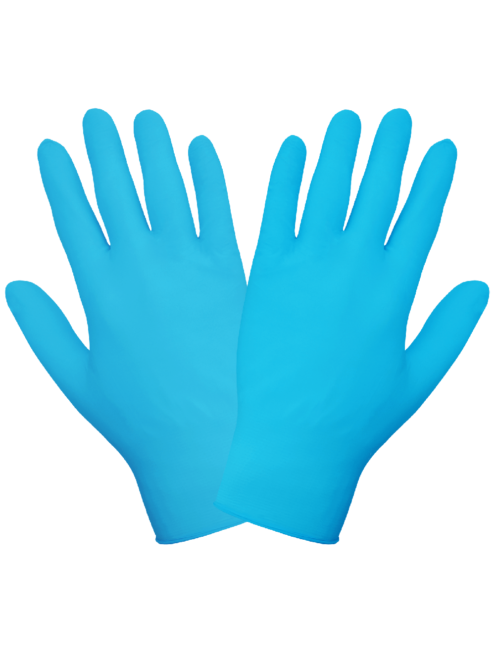 Global Glove - 705PF - Disposable Gloves - nitrile coating - blue